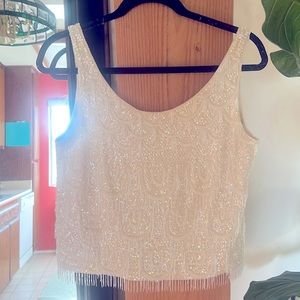 Vintage sequin top